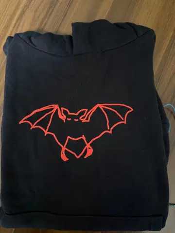 요네즈켄시 배트맨 후드 부착 후드티 '18 Flamingo 박쥐 M