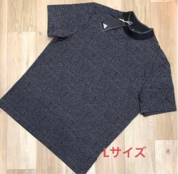 아디다스 골프 미니 헤링본 스트레치 드라이 모크넥 셔츠