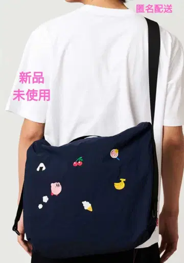 미사용 새상품 그라니프 별의 커비 그루메 레이스 나일론 숄더백