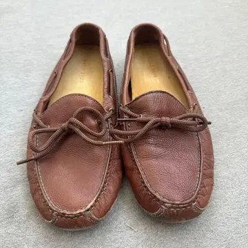 콜한 브라운 가죽 로퍼 끈 포함