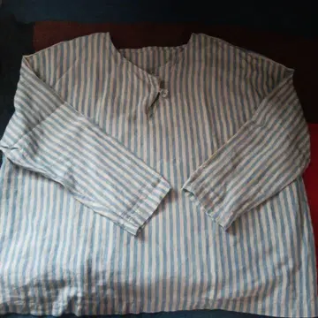 nest Robe 스트라이프 패턴 긴팔 셔츠 네스트로브