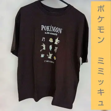 포켓몬스터 미미큐 반팔 T셔츠 ( M )