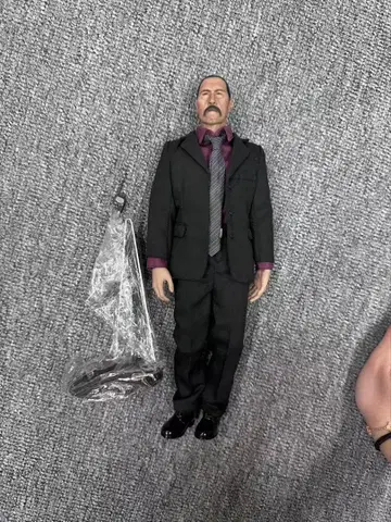 [ 1/6 알 파치노 보스 스타일 블랙 수트 가동 피규어 완성품 ]