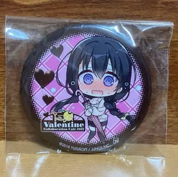 유즈소프트 니죠인 하즈키 발렌타인 캔뱃지