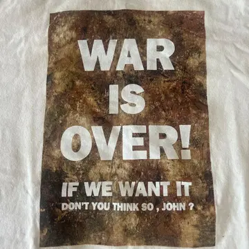 제너럴 리서치 WAR IS OVER! 존 레논 오노 요코 백지 투표