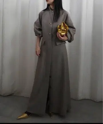 AMERI 2WAY HERRINGBONE JACKET DRESS