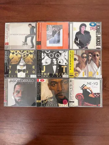 서양 POP R&B CD 10장 묶음 판매 JT MJ NE-YO 렌탈