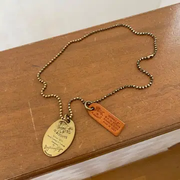 IL BISONTE 볼 체인 택 목걸이