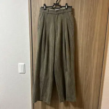 TODAYFUL 투데이풀 헤링본 와이드 트라우저스 36