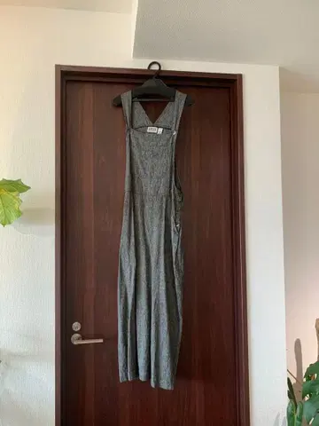 CHICO'S DESIGN 그레이 스트랩 오버롤 사이즈 1