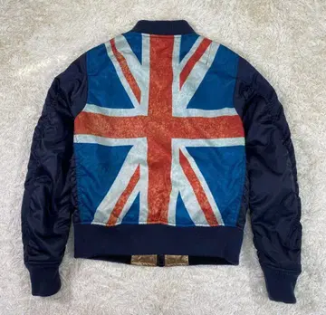AVIREX MA-1 유니언 잭 리버서블 archive swag