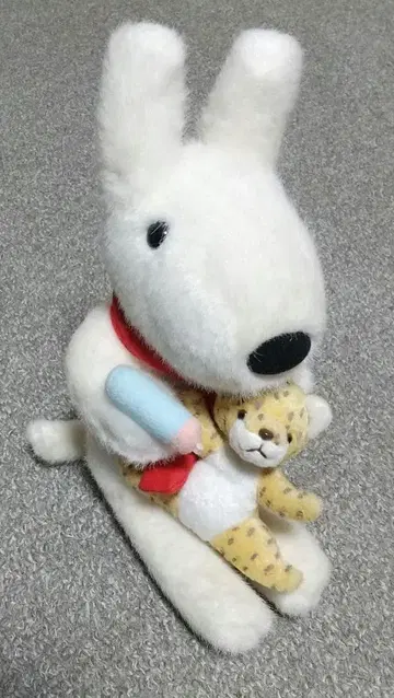 2004년제 리사&가스파르 리사와 레오파드 아기 봉제 인형