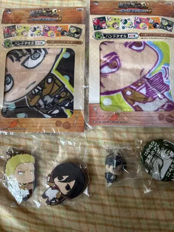 제일복권 진격의 거인 굿즈 + 가챠가챠 리바이 2개 6개 세트