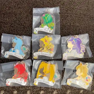 제일복권 프리큐어 F상 실루엣 메탈 참 세트