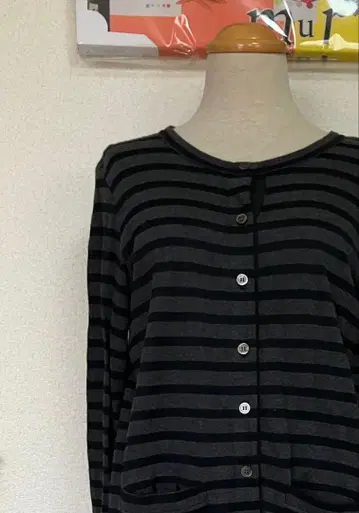 사카이 럭 백 튤 긴팔 가디건 sacai luck