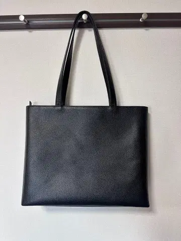 [ 새상품급 ] hushtug 해시태그 가죽 토트백 블랙