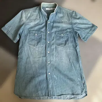 nonnative 노카라 데님 셔츠 반팔