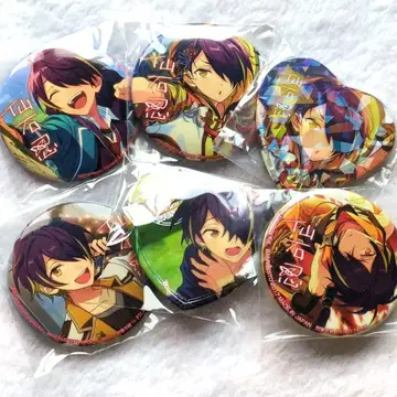 센고쿠 시노부 토루파카 버라이어티 캔뱃지 중국 심광인채 6개 세트