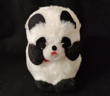 데드스탁 팬더 마스코트 저금통 쇼와 동물 봉제 인형 코인뱅크