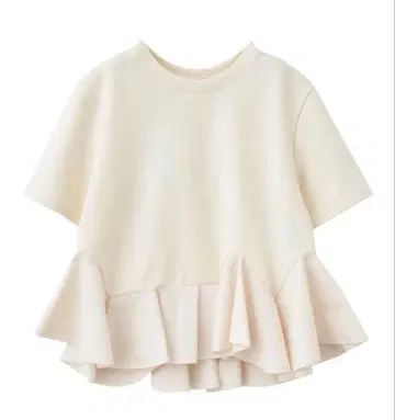 [ 택 포함 미사용 ] COCODEAL 아지메 페플럼 티셔츠 블라우스