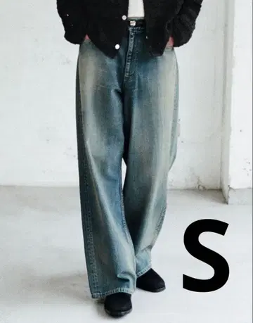 lidnm SEMI WIDE HERITAGE DENIM PANTS S
