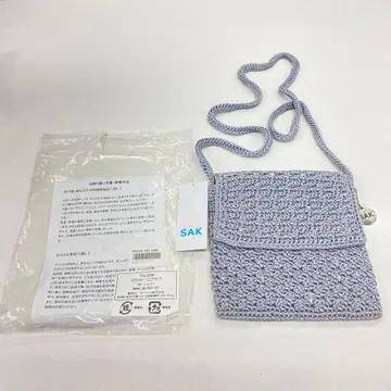 952 더 SAK 미니 플랩 백 실버 컬러 스팽글