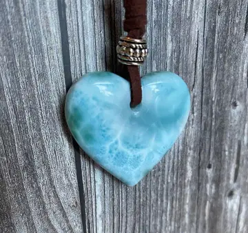 라리마 (블루 펙토라이트) 목걸이