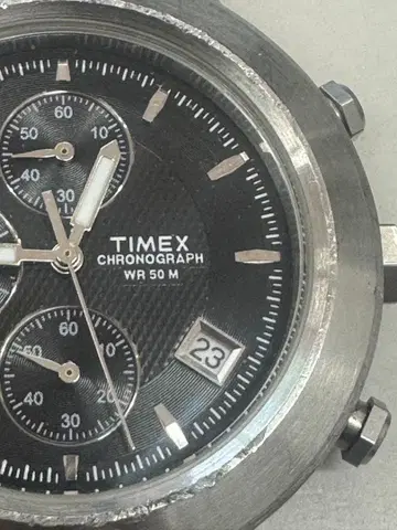 TIMEX 크로노그래프 손목시계 WR 50M