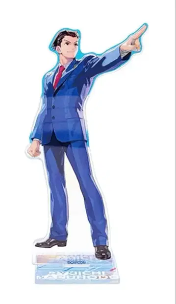 나루호도 류이치 홀로그램 아크릴 스탠드 캡콤 스토어 역전재판 미타 치세