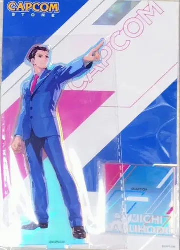 나루호도 류이치 홀로그램 아크릴 스탠드 캡콤 스토어 역전재판 미타 치세