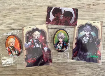 원신 KFC 콜라보 중국 캔뱃지 카드 세트 Kaveh 알하이탐