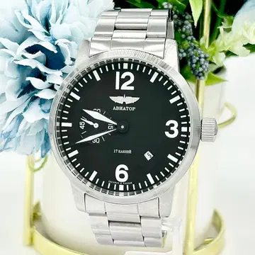 AVIATOR 아비아토르 스몰 세컨드 999개 한정판 자동 시계