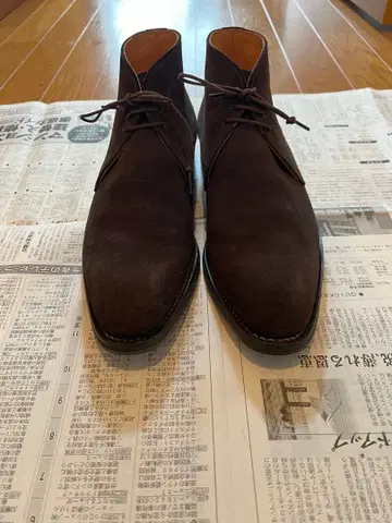 [ 고품질 ] 스코치 그레인 스웨이드 처카 부츠