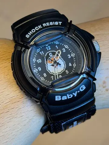 baby-G/한정판/캡틴 산타/별주/콜라보/시계/빈티지/박스 포함/레어