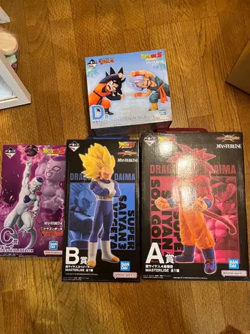 드래곤볼 손오공 a상 베지터 b상 프리저 c상 트렁크 d상