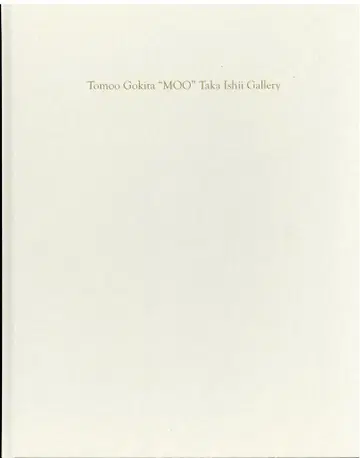 TAKA ISHII GALLERY 고기타 토모오 MOO