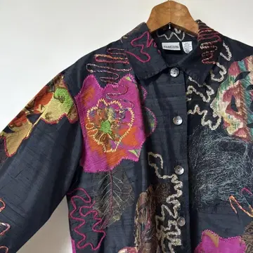 00s CHICO'S Design 실크 셔츠