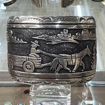 새상품 토마스 싱거 고 오버레이 뱅글 팔찌 커프