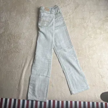 인디고 블루 라이트 그레이 스트레이트 청바지