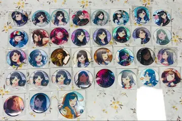 프로세카 시라이시 안 캔뱃지 묶음 판매 세트 그리캔 감사제 등