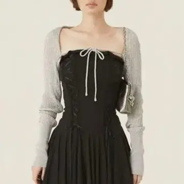 THREETIMES 볼레로 그레이 한국 브랜드 트렌드 아이템