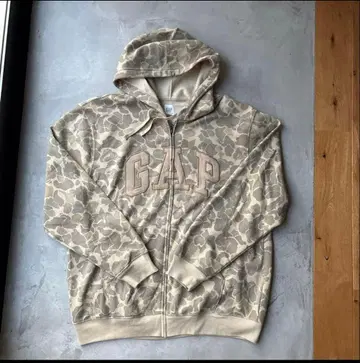 GAP 카모 무늬 카모플라쥬 후드티 풀 집업 후드티