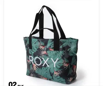 ROXY 트로피컬 패턴 토트백
