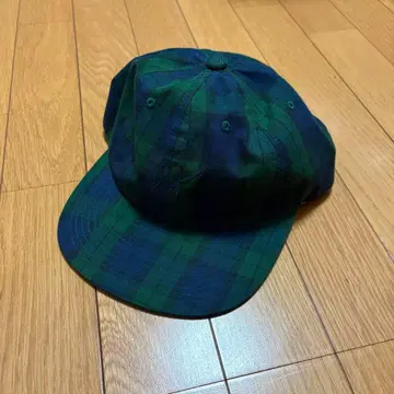 [ US 구제 의류 ] HUF 캡 야구 모자 블랙워치 하프 그린