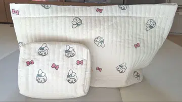 [새상품] 니시마츠야 산리오 이불 토트백 L 마이멜로디 파우치 세트