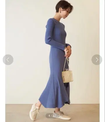 [ emmi atelier ] 백 크로스 니트 원피스