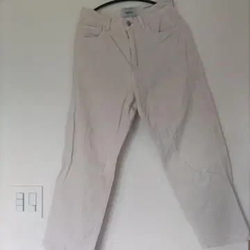 YAECA 베이지 코듀로이 스트레이트 데님