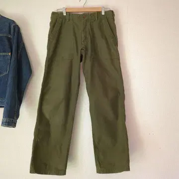 YAECA LIKE WEAR 베이커 팬츠 M 올리브