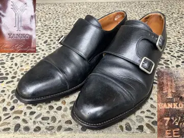 고품질 Yanko 26 더블 몽크 스트랩 비즈니스 신발 스페인산