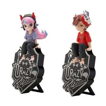 Crazy Raccoon 모니터 탑 피규어 2종 세트